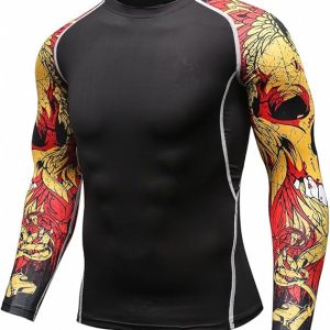Long Sleeve Compression Gym Shirt